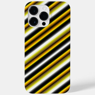 Coque Pour Pour iPhone 14 Pro Max Bandes arc-en-ciel blanc jaune