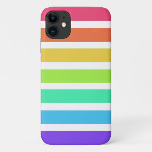 Case-Mate iPhone Case Bandes arc-en-ciel lumineuses