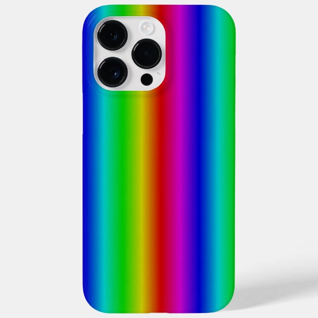 Coques Case-Mate iPhone Bandes arc-en-ciel - Motif (Verso)