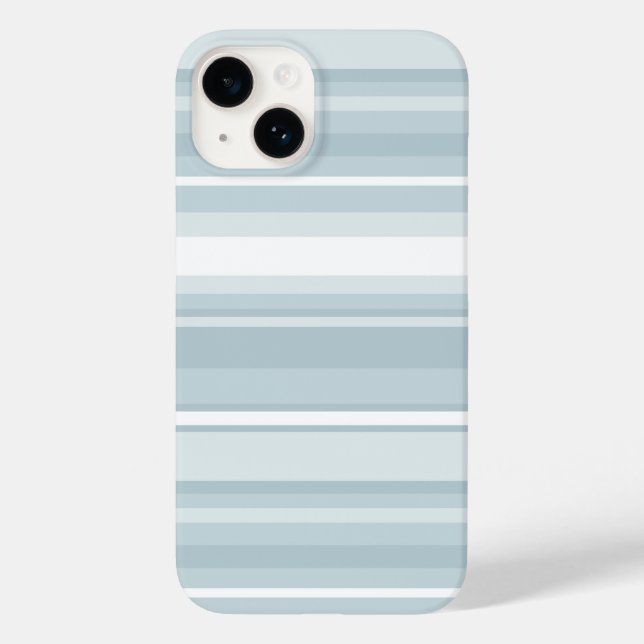 Coques Case-Mate iPhone Bandes bleu glace (Verso)