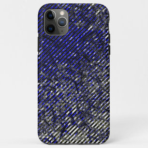Case-Mate iPhone Case Bandes bleues endommagées dans leurs couleurs et l
