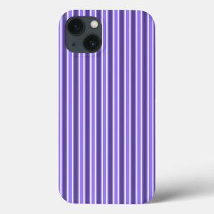 Case-Mate iPhone Case Bandes de bonbons violettes et blanches Coque-Mate