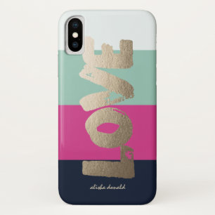 Coques Pour iPhone Bandes de luxe personnalisées
