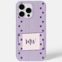 Bandes de violet feminine et lignes de fleurs pour