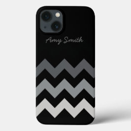 Etui iPhone 13 Bandes de zigzag Chevron