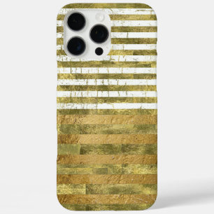 Coques iPhone 16 Pro Max bandes dorées extraordinaires