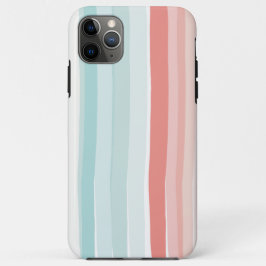 Case-Mate iPhone Case Bandes estivales en corail et turquoise