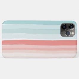 Case-Mate iPhone Case Bandes estivales en corail et turquoise