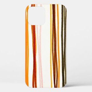 Case-Mate iPhone Case Bandes géométriques, aquarelle orange