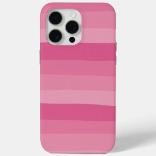 Coque iPhone 15 Pro Max Bandes inégales - Rose