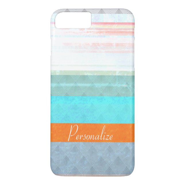 Coques Case-Mate iPhone Bandes Patinées et ombrées personnalisées (Dos)