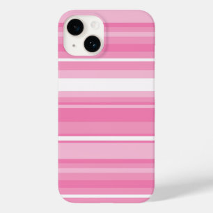 Coque Pour iPhone 14 Bandes roses