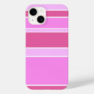 Coque Pour iPhone 14 Bandes roses
