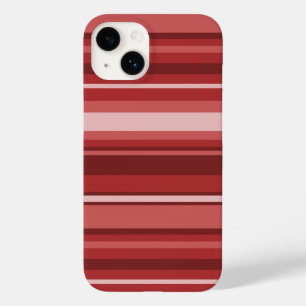 Coque Pour iPhone 14 Bandes rouges