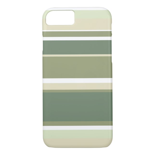 Coques Case-Mate iPhone Bandes vert olive (Dos)