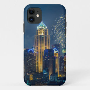 Case-Mate iPhone Case Bangkok skyline at new years eve night panorama