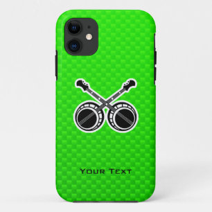 Coque Case-Mate Pour iPhone Banjos duels verts