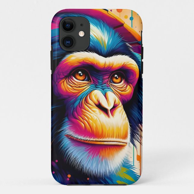 Coques Case-Mate iPhone Banksy DJ Monkey Gorilla Chimp (Dos)