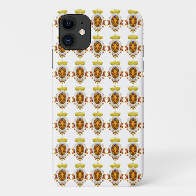 Coques Case-Mate iPhone Bannière Grand-Duché de Toscane (Dos)