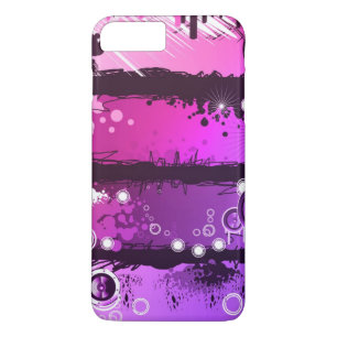 Coque iPhone 8 Plus/7 Plus Bannière grunge 3 de musique de style