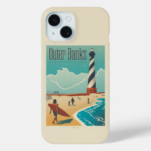 Coque Pour iPhone 15 Banques extérieures   Caroline du Nord