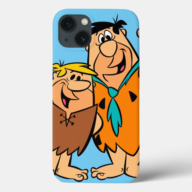 Coques Case-Mate iPhone Barney Rubble et Fred Flintstone (Verso)