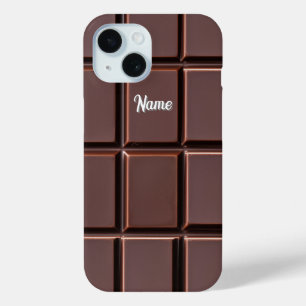 Coque Pour iPhone 15 Barre à bonbons au chocolat