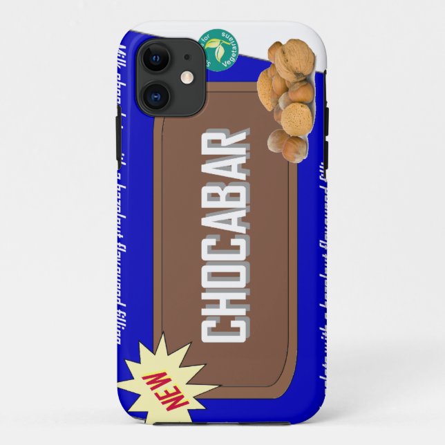 Coques Case-Mate iPhone Barre de chocolat aux noix (Dos)