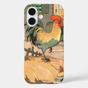 Coques iPhone 16 Barre de la ferme-coq illustrée