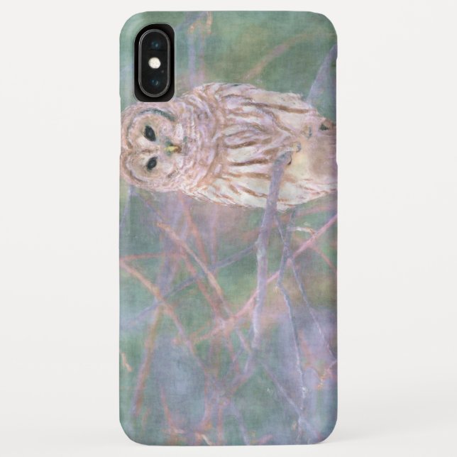Coques Case-Mate iPhone Barred Owl Pastel Oilpaint (Dos)
