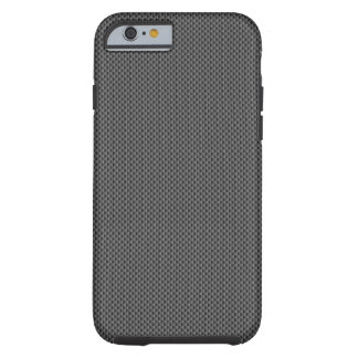 Coque iPhone 6 Tough Base noire de fibre de carbone