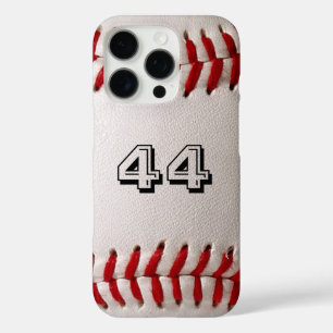 Coques iPhone 16 Pro Baseball avec numéro personnalisable