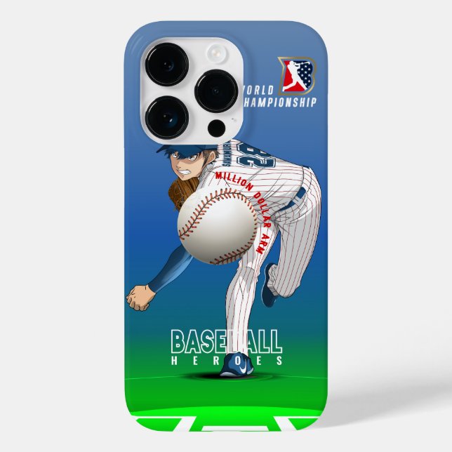 Coques Case-Mate iPhone Baseball Hero avec Million Dollar Arm | (Verso)