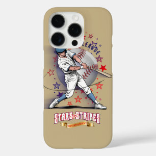 Coques iPhone 16 Pro Baseball Stars & Stripes