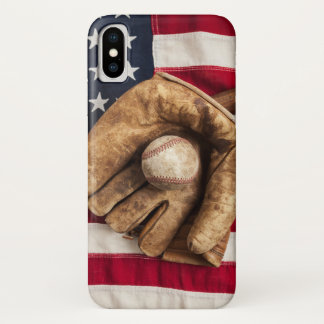 Coque iPhone X Baseball vintage
