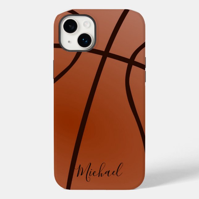 Coques Case-Mate iPhone Basket-ball Ajouter Votre Nom Personnel (Verso)