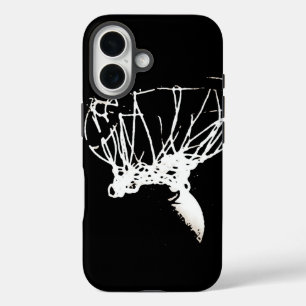 Coques iPhone 16 Basket-ball Black White Pop Art
