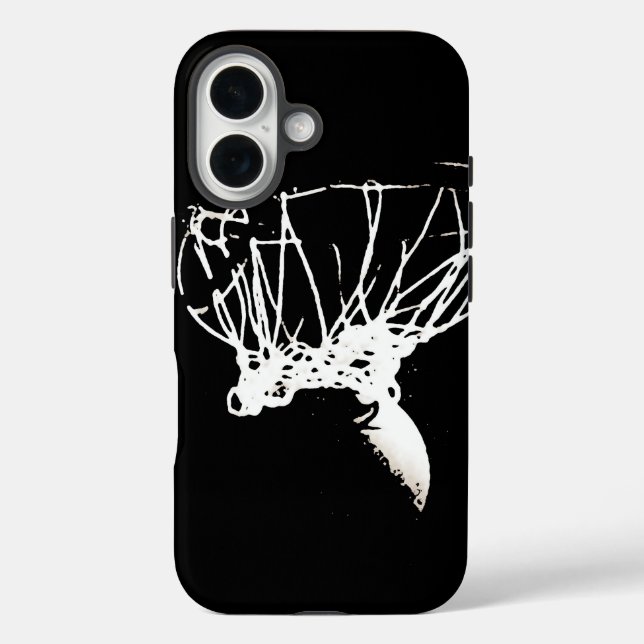 Coques Case-Mate iPhone Basket-ball Black White Pop Art (Verso)