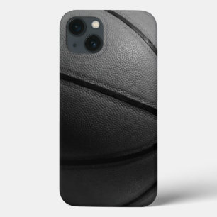 Etui iPhone 13 Basket-ball blanc noir