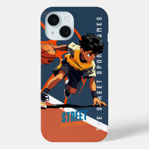 Coque Pour iPhone 15 Basket-ball de rue