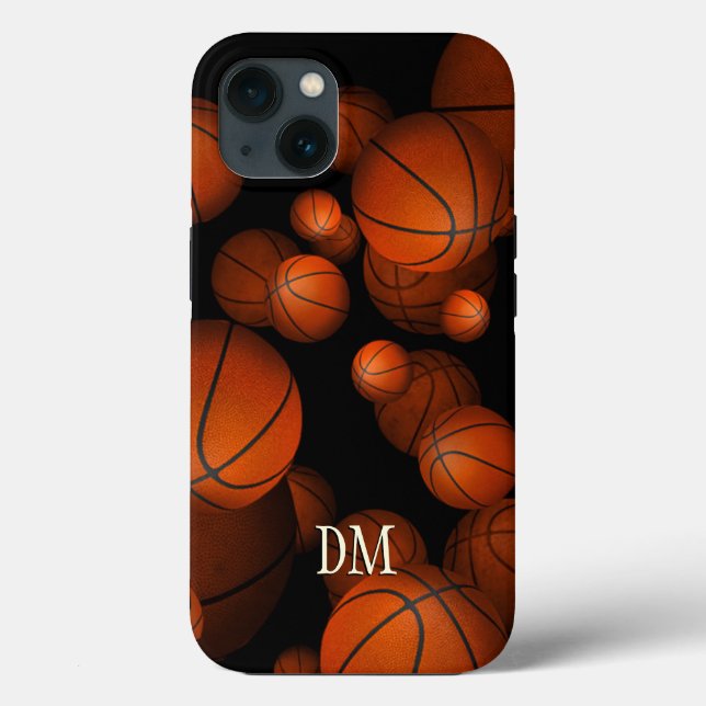Coques Case-Mate iPhone basket-ball masculin personnalisé (Verso)