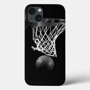 Coques Pour iPhone Basket-ball noir et blanc