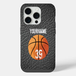 Coque iPhone 15 Pro Basket-ball (personnalisable)