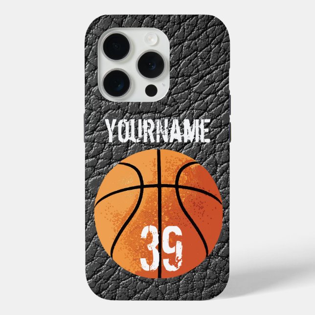 Coques Case-Mate iPhone Basket-ball (personnalisable) (Verso)