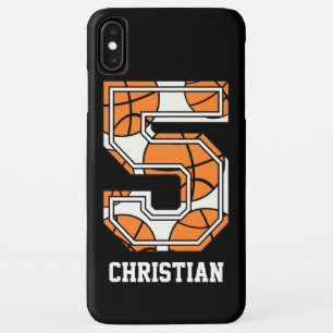 Coque Case-Mate Pour iPhone Basket-ball personnalisé numéro 5