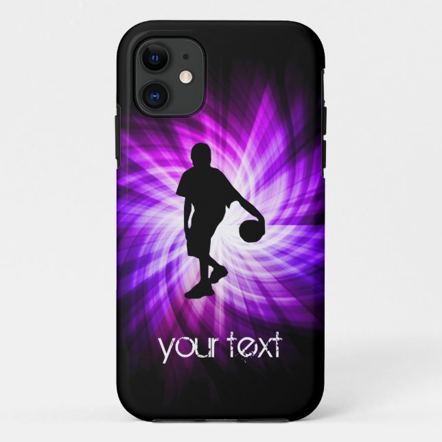 Coques Case-Mate iPhone Basket-ball violet cool (Dos)