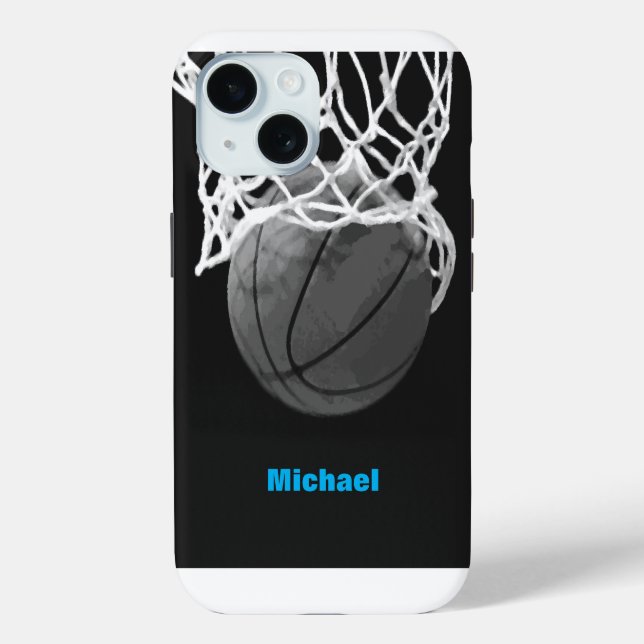 Coques Case-Mate iPhone Basket-ball Votre nom (Verso)