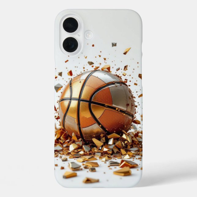 Coques Case-Mate iPhone Basketball Silver Dunk Shield (Verso)