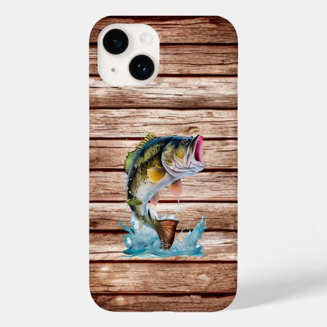 Coques Case-Mate iPhone Basse de saut Bois de grange (Verso)