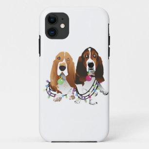 Etui iPhone Case-Mate Basset Hound Peace Love Joie Noël Design